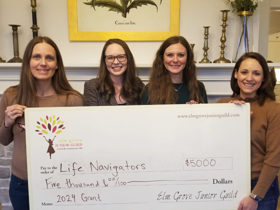 Life Navigators Receives Grant from Elm Grove Junior Guild